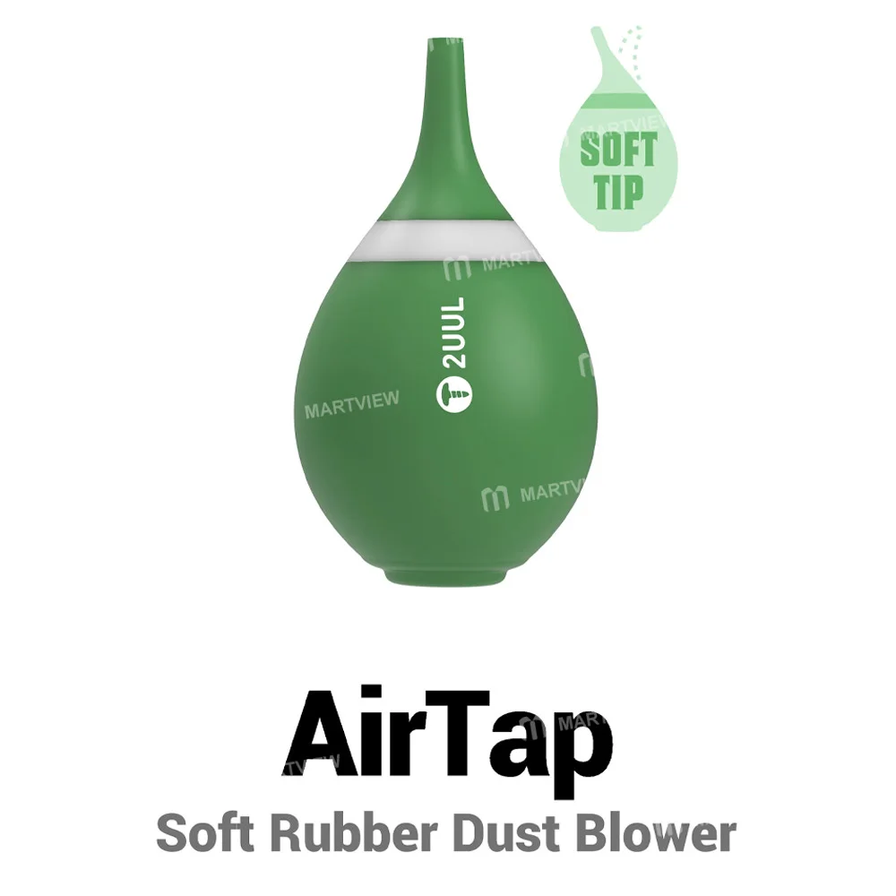 2uul CL31 AirTap Yumuşak Kauçuk Toz Üfleyici Top, Telefon / Klavye / Kamera Temizliği için