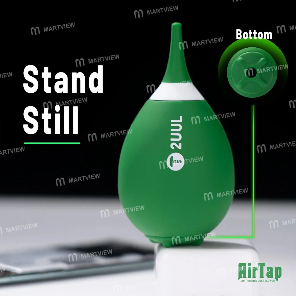 2uul CL31 AirTap Yumuşak Kauçuk Toz Üfleyici Top, Telefon / Klavye / Kamera Temizliği için