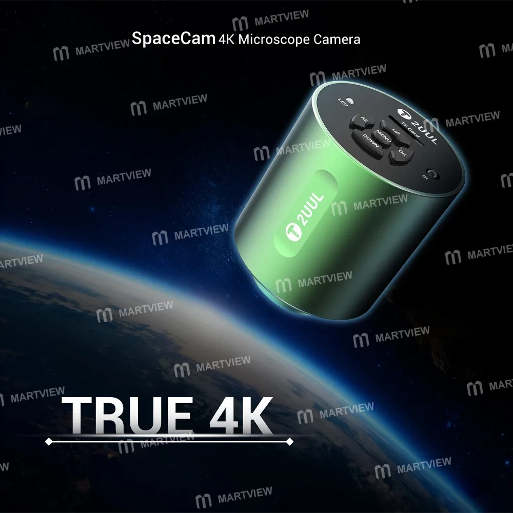 2uul MS01 SpaceCam 829W-Pixel Endüstriyel Elektronik 4K Mikroskop Kamerası