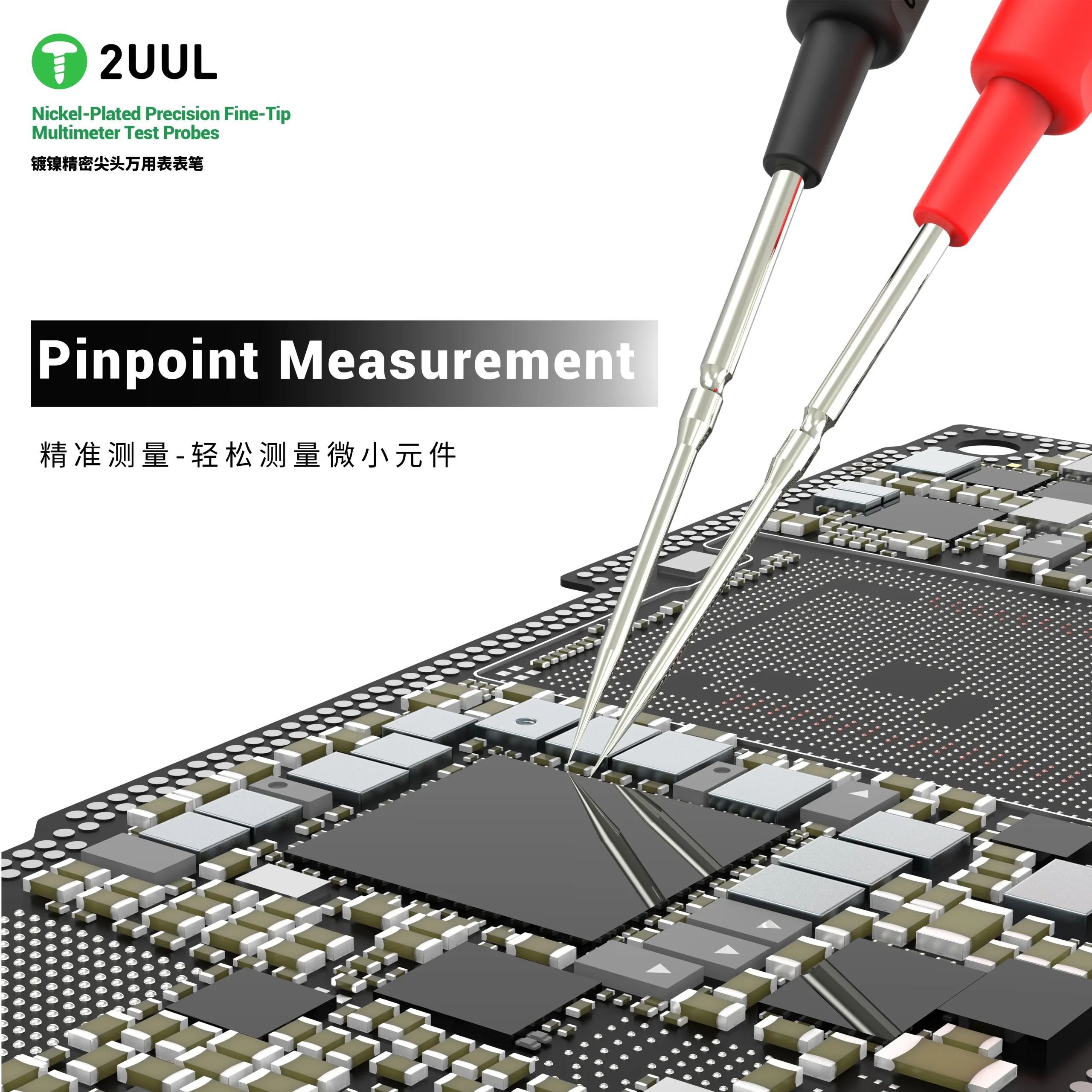 2UUL MT02 İnce Uçlu Multimetre Test Probları