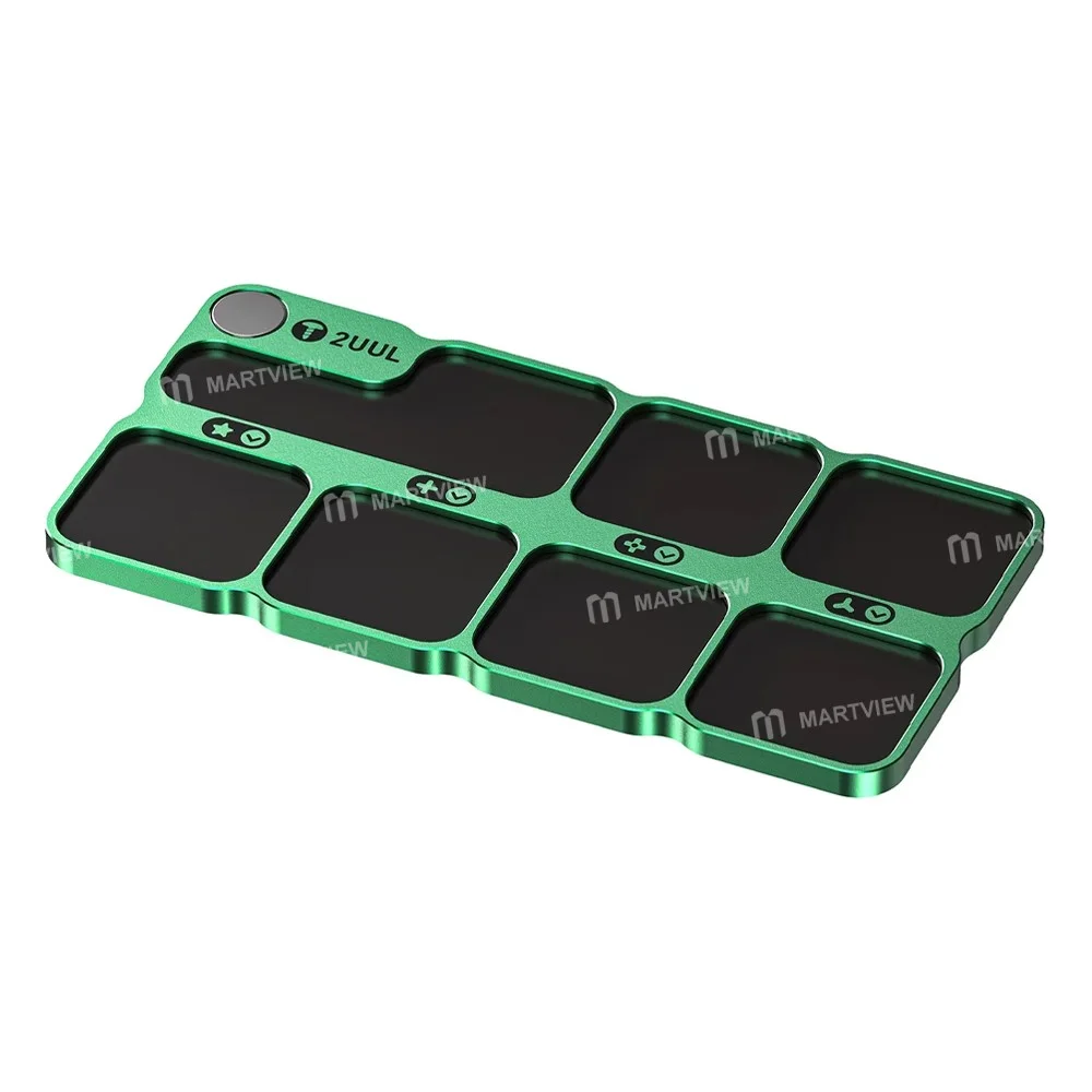 2uul ST95 Vida MagDock Alaşımlı Bölme Manyetik Vida Saklama Pedi Cep Telefonu Tamiri İçin