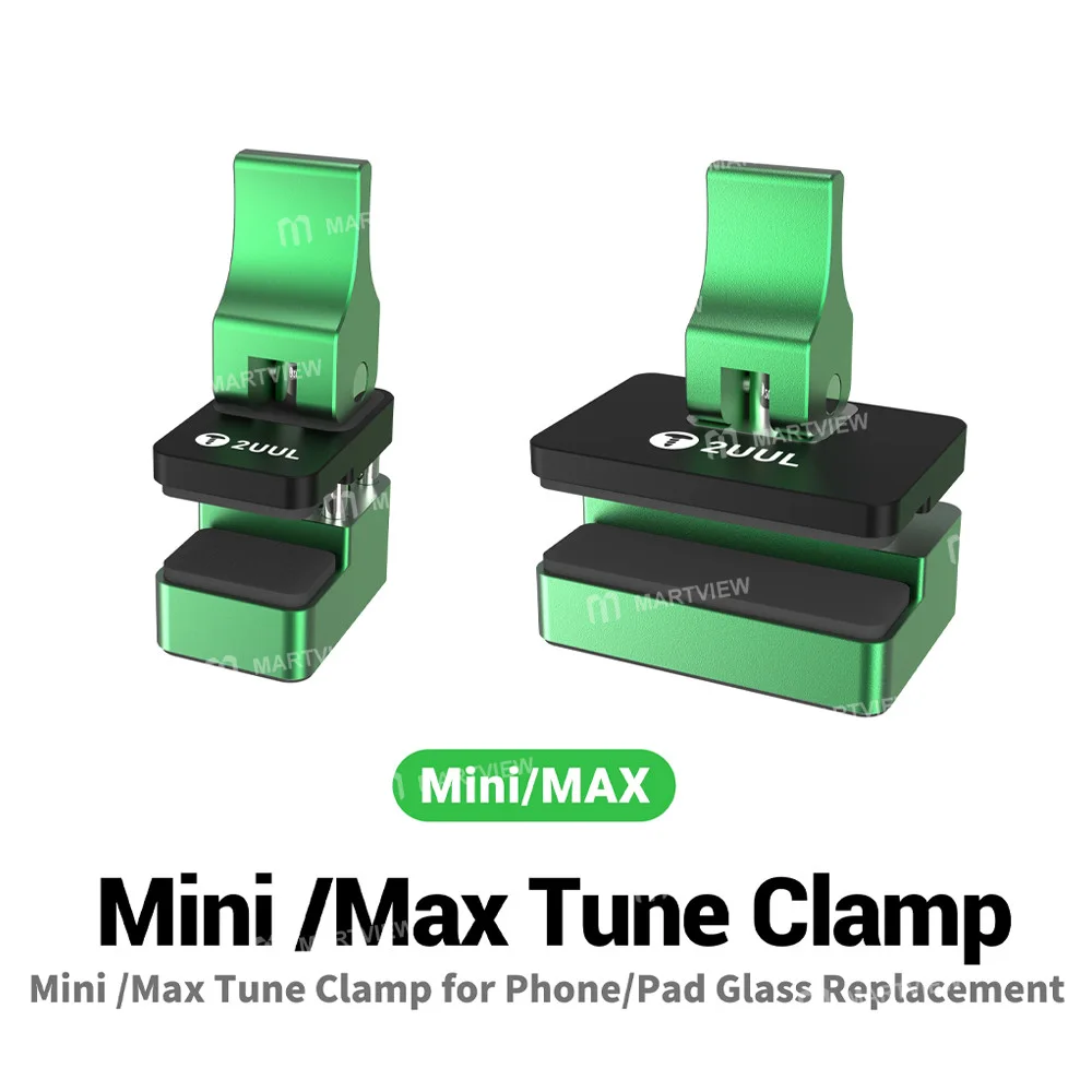2uul TC01 Mini / TC02 Max Ayarlanabilir Ekran Kelepçesi, Telefonlar / iPad Cam Değişimi için