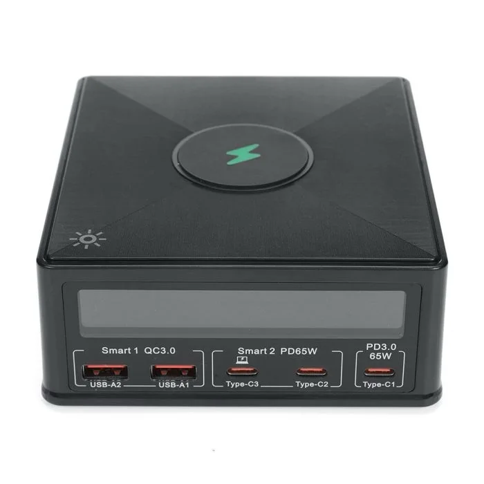 869H 5 PORTLU 160W USB AKIM ÖLÇER VE ŞARJ CİHAZI