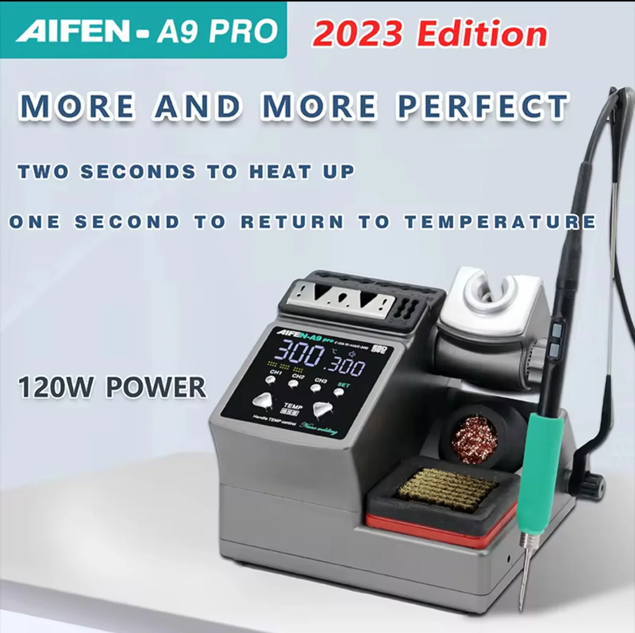Aifen A9 Pro Lehim Istasyonu (c210 kol, 3 uç)
