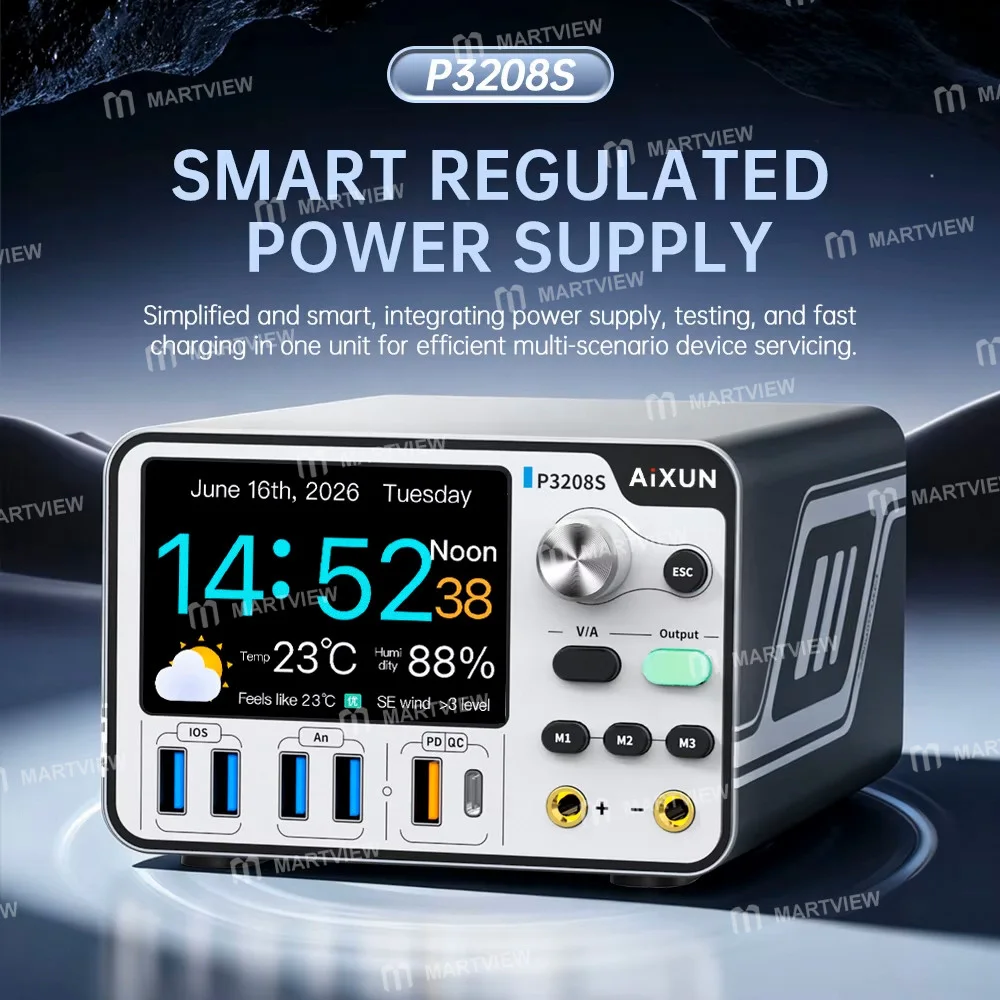 Aixun P3208S 32V / 15A Çok Fonksiyonlu Akıllı Ayarlanabilir Regüleli Güç Kaynağı