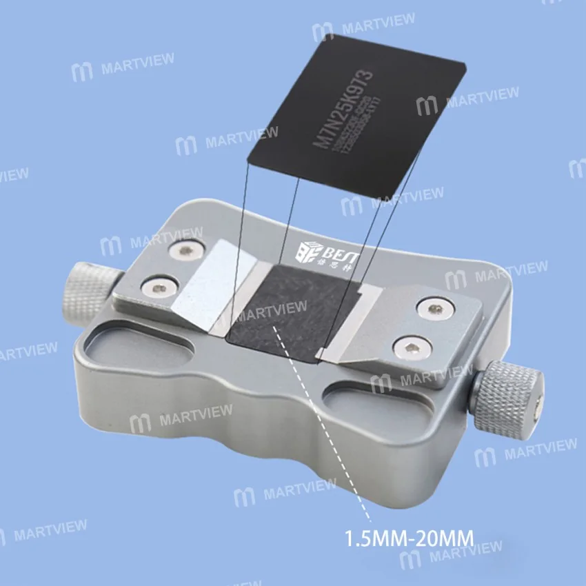 BST-001R Evrensel 1,5-20 mm Boyutunda Çift Rulmanlı Telefon Anakartı IC Yapıştırıcı Sökme Aparatı