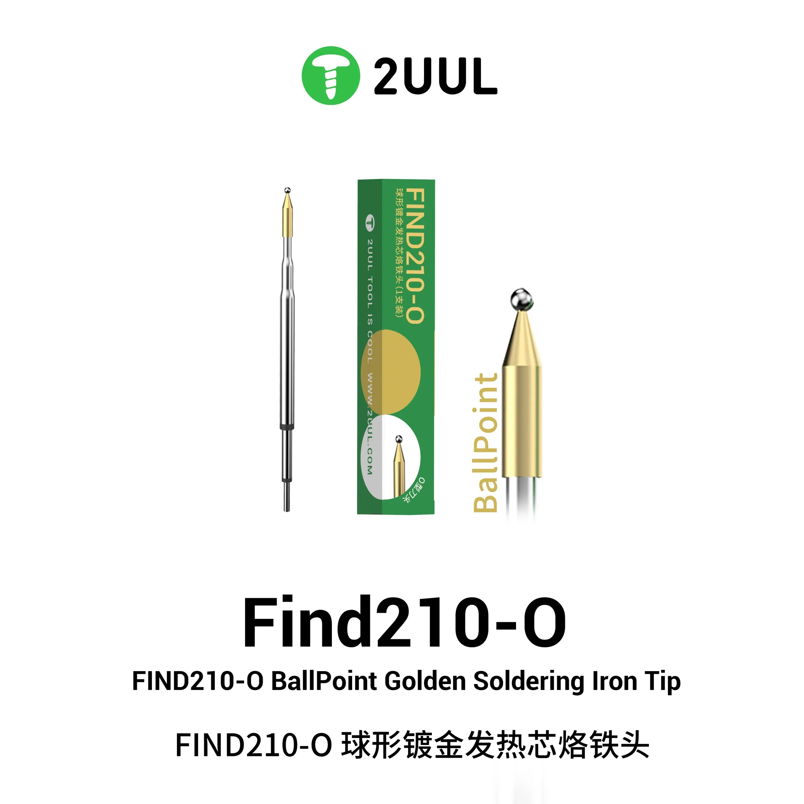 FD15 Find210-O Mikro Lehimleme İçin Ballpoint Havya Ucu