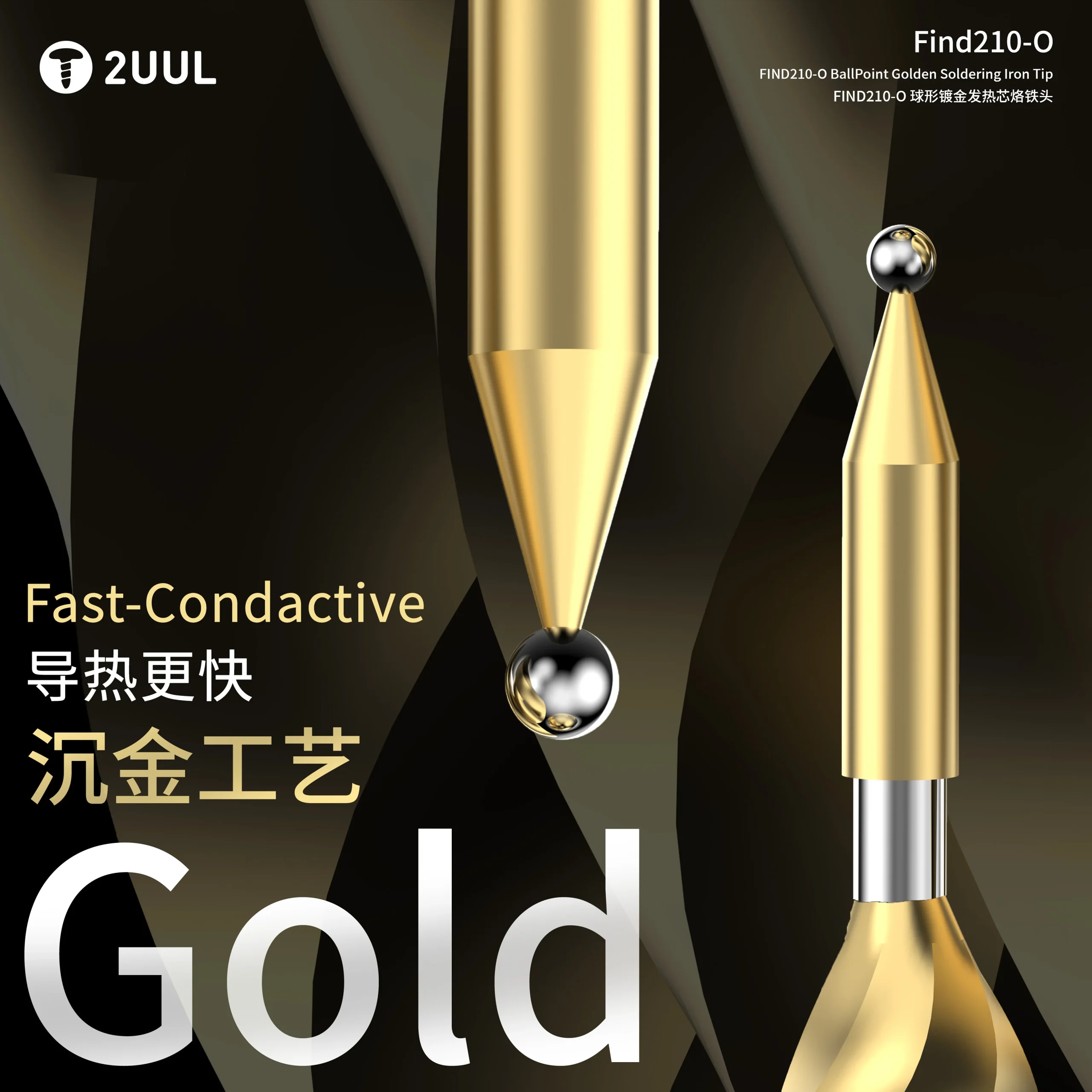 FD15 Find210-O Mikro Lehimleme İçin Ballpoint Havya Ucu