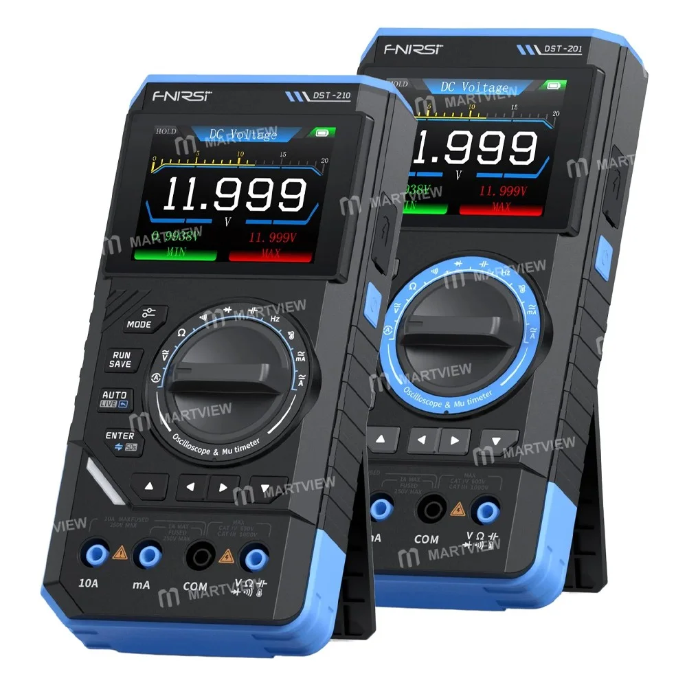 Fnirsi DST-210 / DST-201 El Tipi 3’ü 1 Arada Multimetre + Osiloskop + Sinyal Jeneratörü