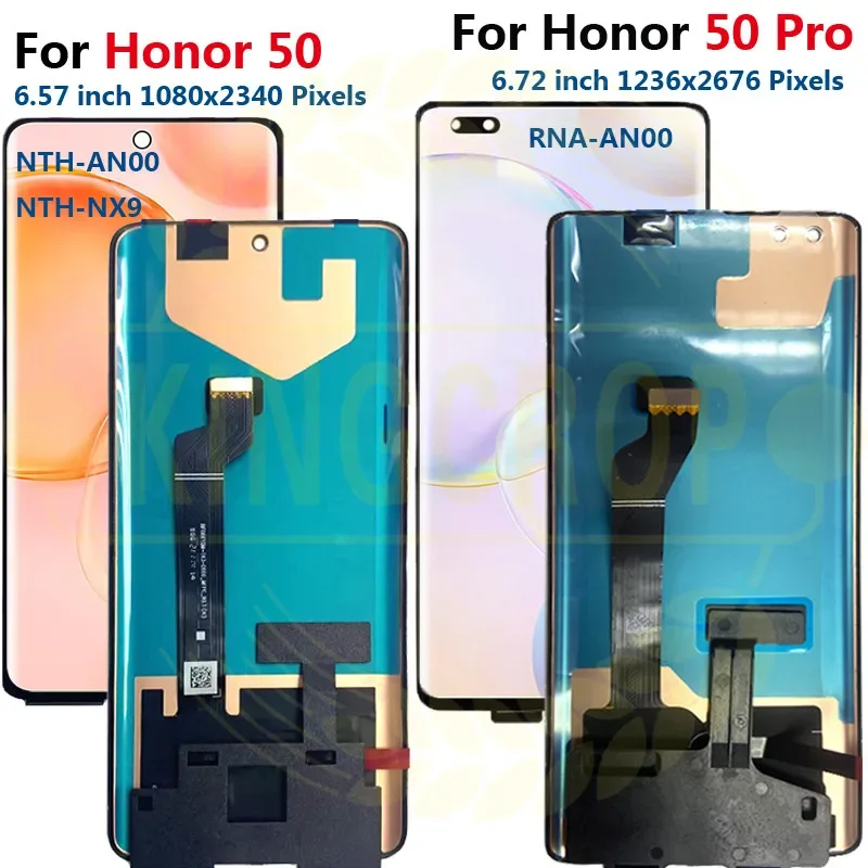Honor 50 Çıtalı Ekran Dokunmatik Gold SOFT OLED Kalite Ekran