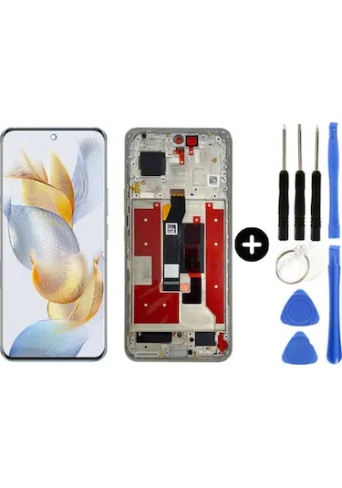 Honor 90 Çıtalı Ekran Dokunmatik Yesil SOFT OLED Kalite Ekran