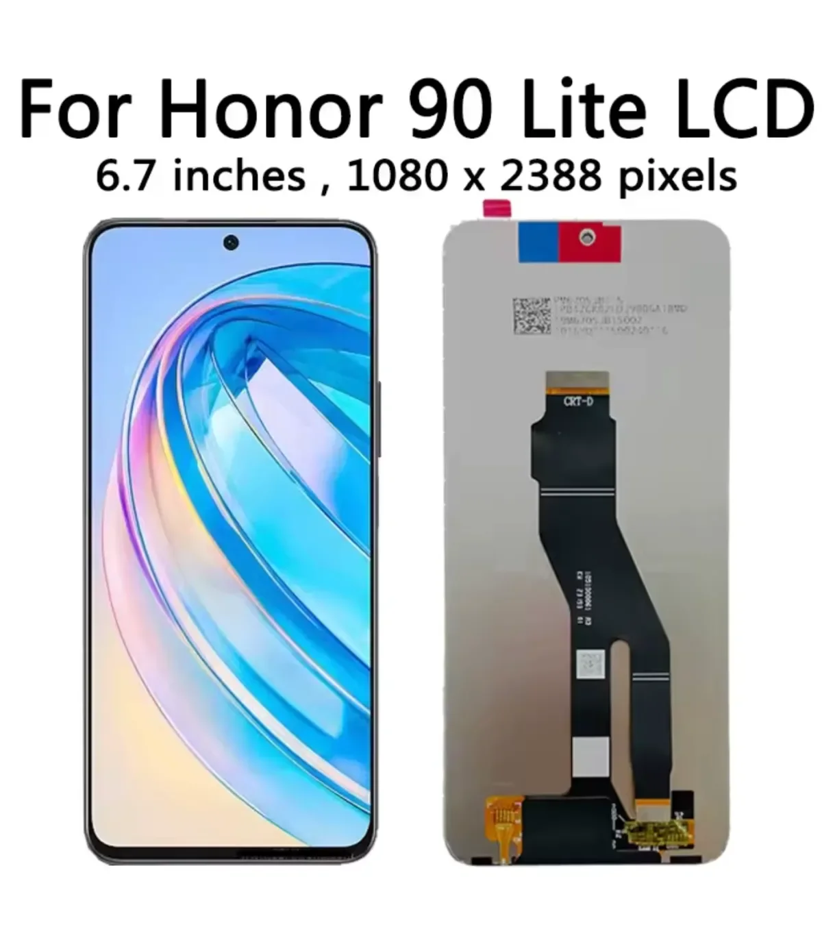Honor Honor 90 Lite Çıtalı Ekran Dokunmatik Mavi SOFT OLED Kalite Ekran