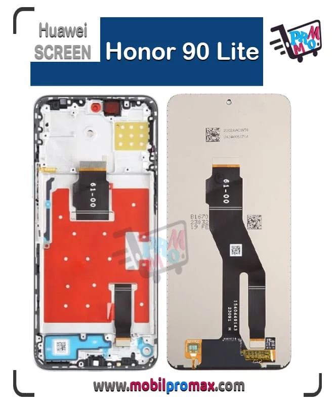 Honor Honor 90 Lite Çıtalı Ekran Dokunmatik Mavi SOFT OLED Kalite Ekran