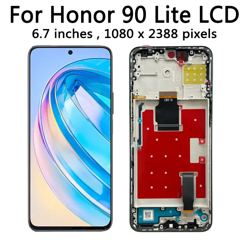 Honor Honor 90 Lite Çıtalı Ekran Dokunmatik Silver SOFT OLED Kalite Ekran