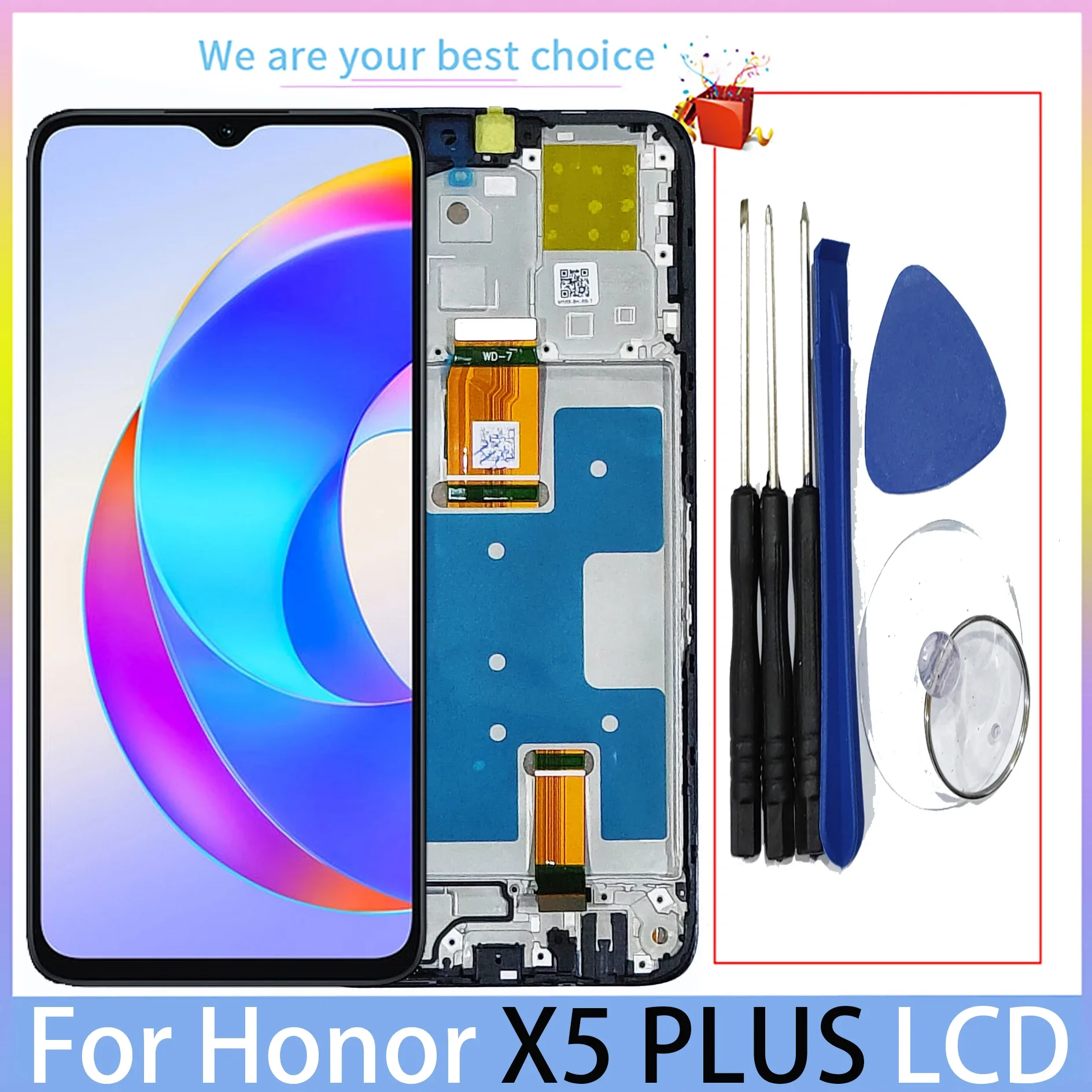 Honor X5 Plus Çıtalı Ekran Dokunmatik Orijinal