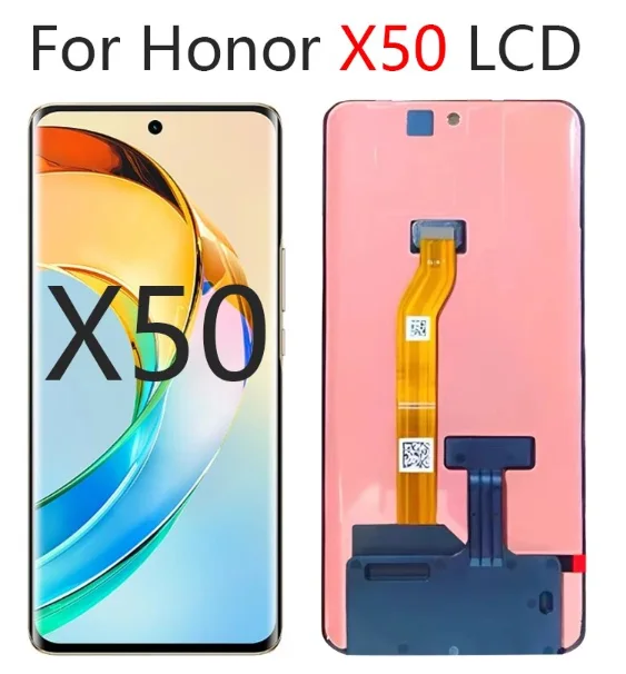 Honor X50 Ekran Dokunmatik SOFT OLED Kalite Ekran Çıtasız (Çerçevesiz)