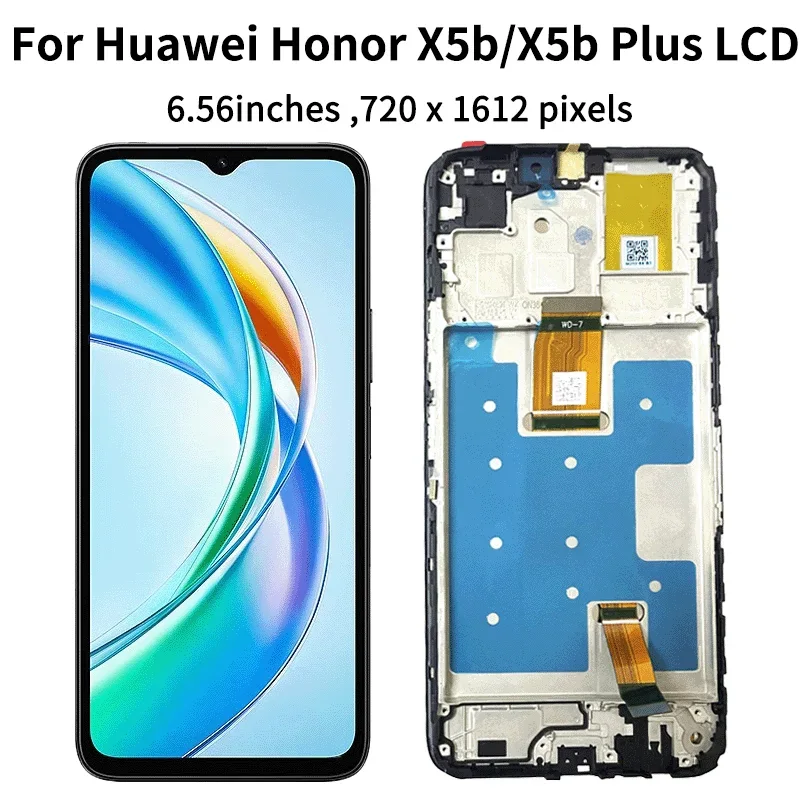 Honor X5b Plus Ekran Dokunmatik Orijinal Çıtasız Ürün (Çerçevesiz)