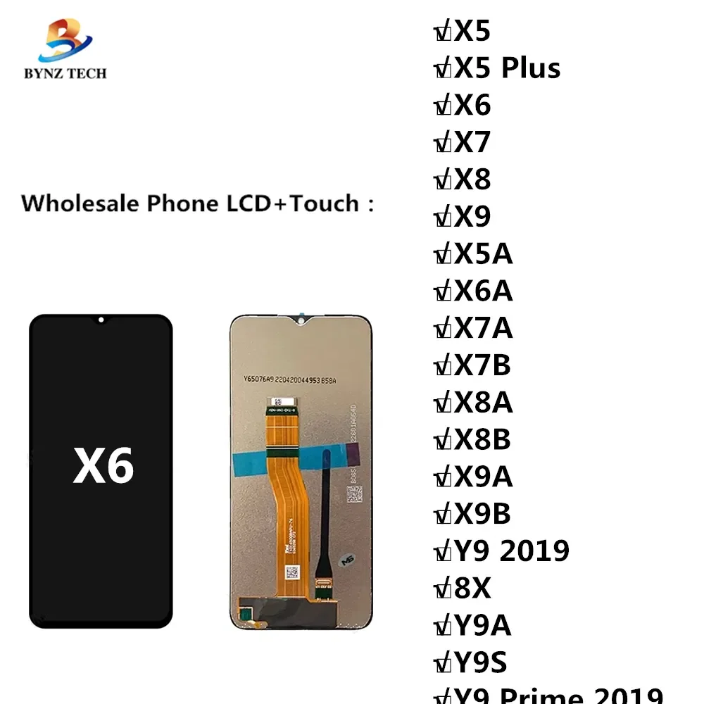 Honor X6 2022 Ekran Dokunmatik Orijinal Çıtasız Ürün (Çerçevesiz)