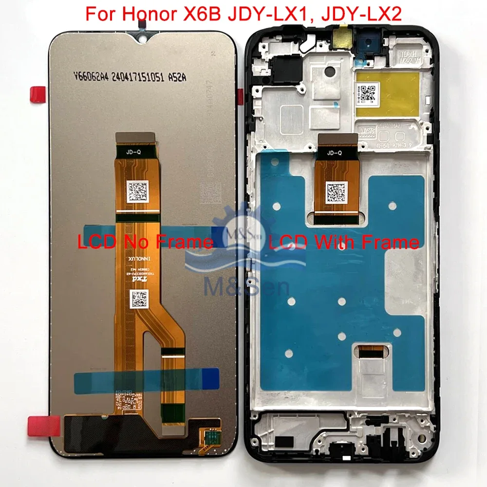 Honor X6b Ekran Dokunmatik Orijinal Çıtasız Ürün (Çerçevesiz)