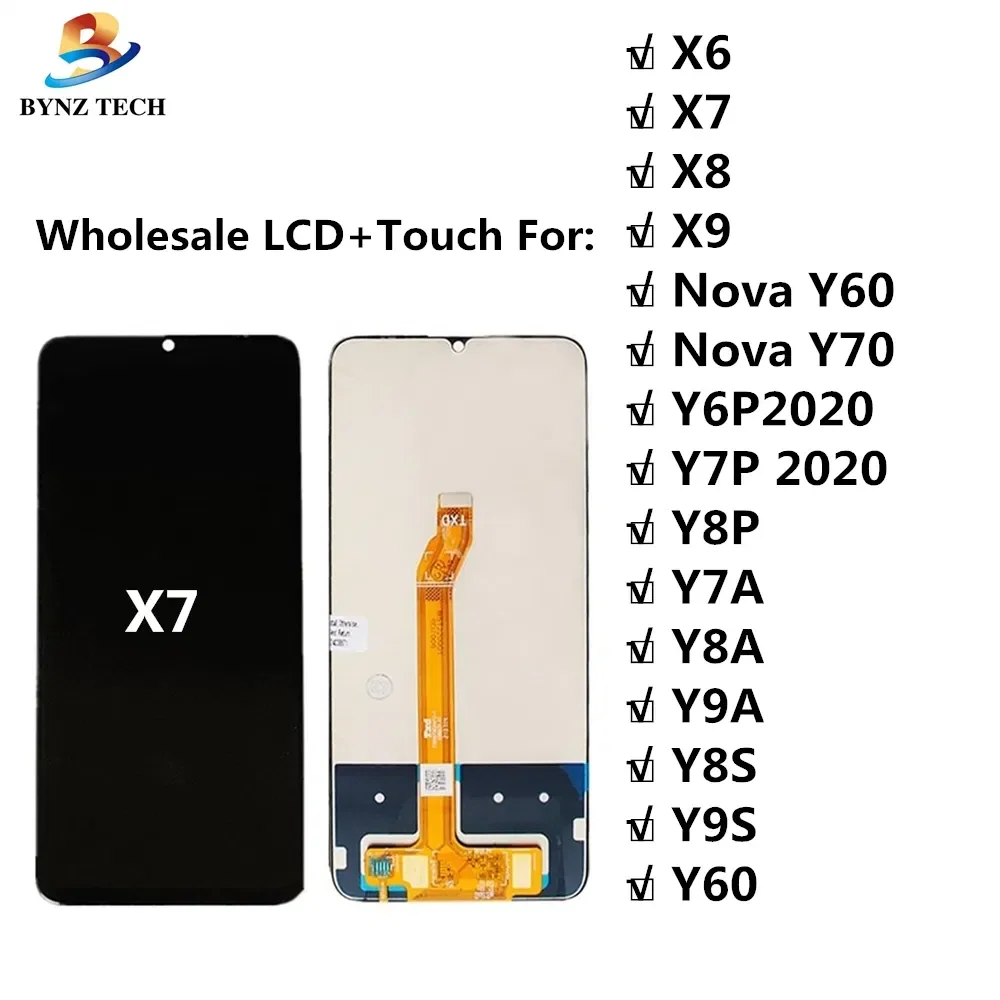 Honor X7 Ekran Dokunmatik Orijinal Çıtasız Ürün (Çerçevesiz)