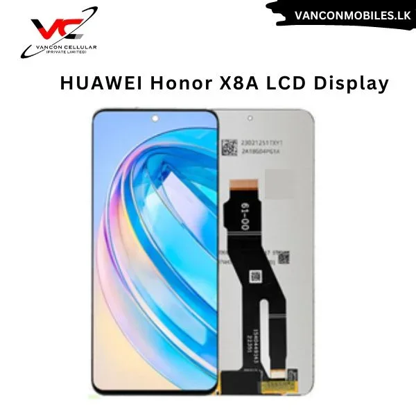 Honor X8a Çıtalı Ekran Dokunmatik Siyah SOFT OLED Kalite Ekran