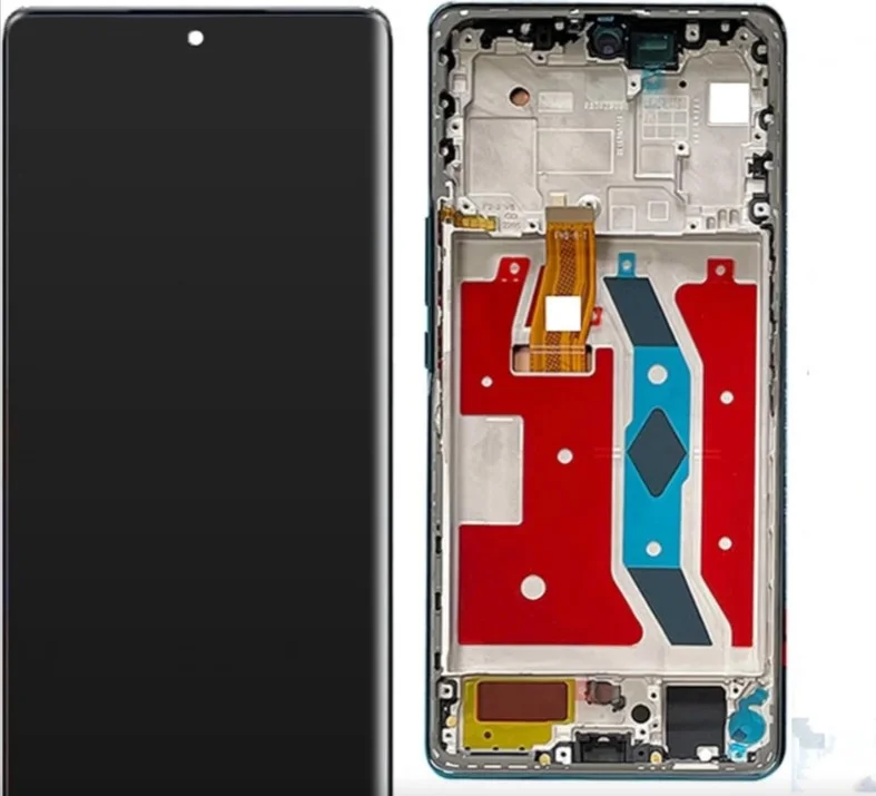 Honor X9a Çıtalı Ekran Dokunmatik Silver SOFT OLED Kalite Ekran