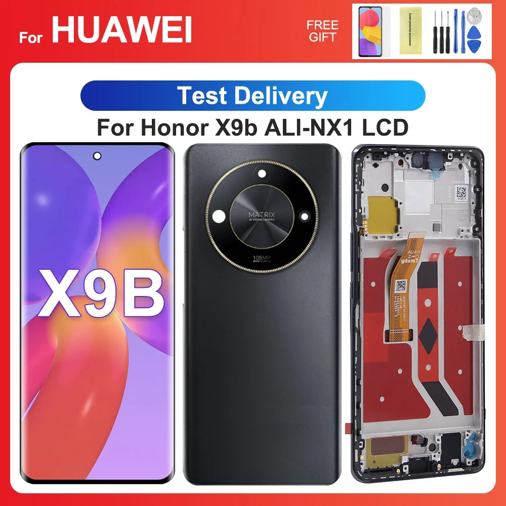 Honor X9b Çıtalı Ekran Dokunmatik Gold SOFT OLED Kalite Ekran