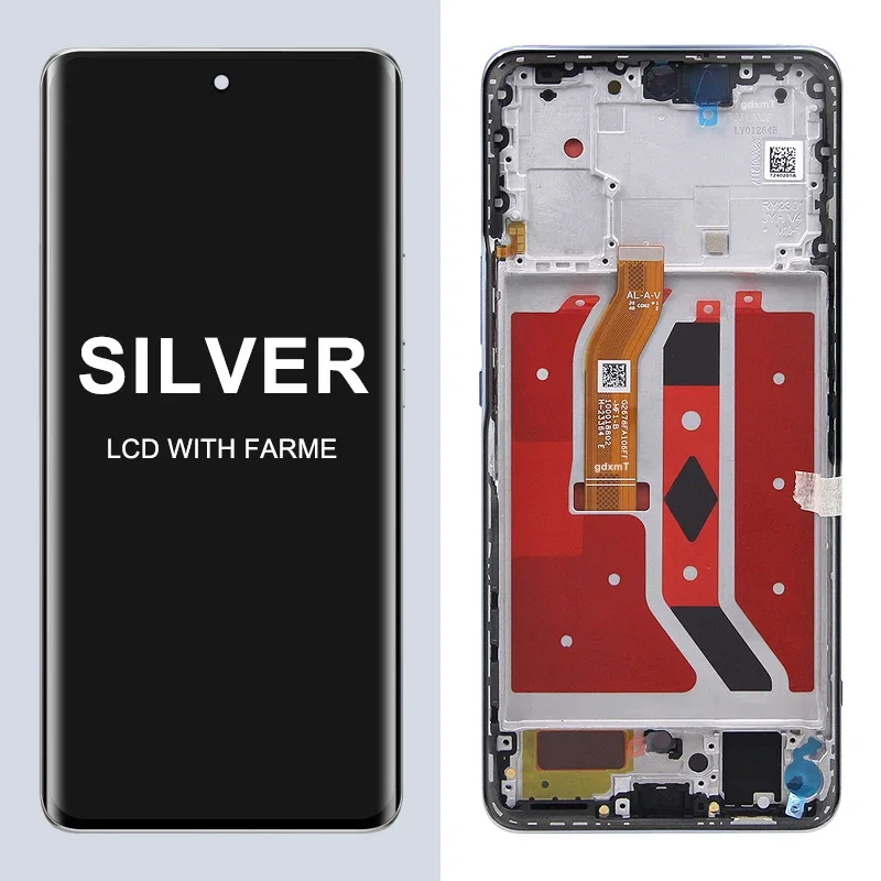 Honor X9b Çıtalı Ekran Dokunmatik Silver SOFT OLED Kalite Ekran