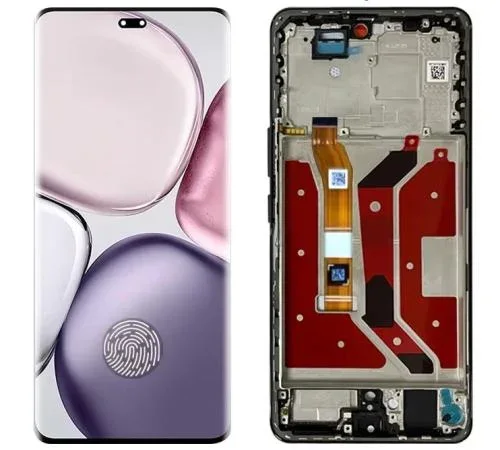 Honor X9c 5G Çıtalı Ekran Dokunmatik Siyah SOFT OLED Kalite Ekran