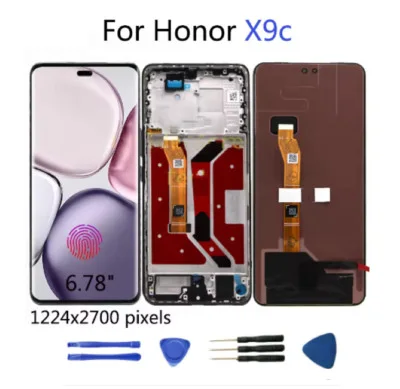 Honor X9c Ekran Dokunmatik SOFT OLED Kalite Ekran Çıtasız (Çerçevesiz)