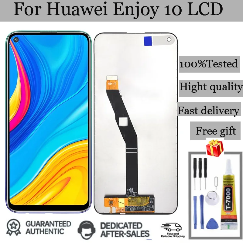 Huawei Enjoy 10P Ekran Dokunmatik A Plus Kalite Ürün/COG Çıtasız (Çerçevesiz)