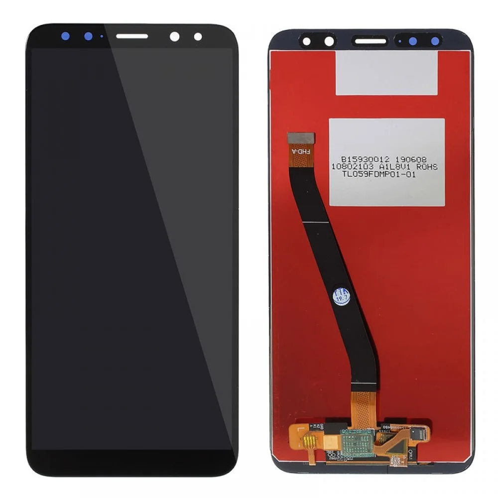 Huawei Mate 10 Lite Ekran Dokunmatik Siyah Orijinal Çıtasız Ürün (Çerçevesiz)
