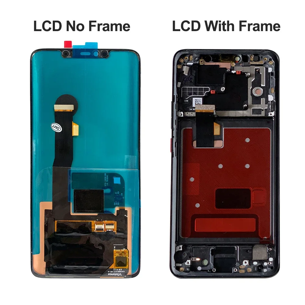 Huawei Mate 20 Pro Çıtalı Ekran Dokunmatik Siyah SOFT OLED Kalite Ekran