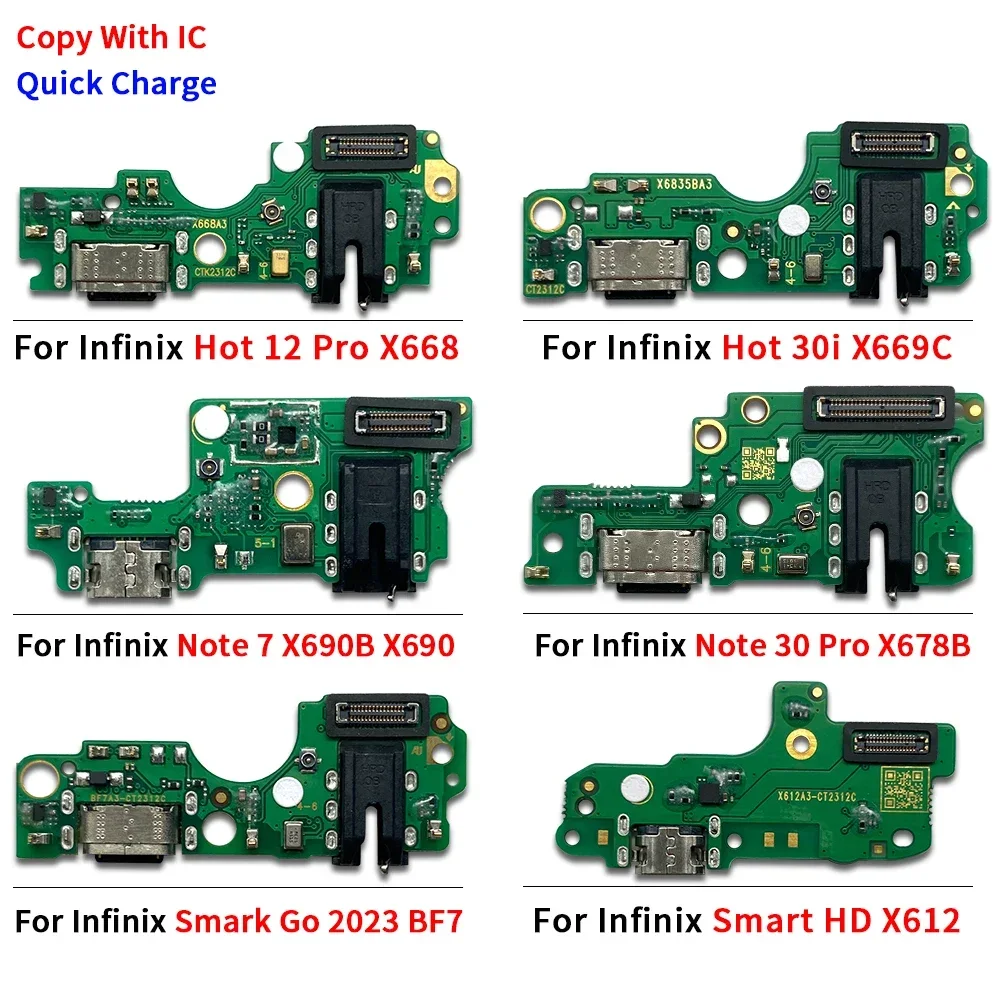 Infinix Hot 12 Pro Şarj Soketli Mikrofon Bordu