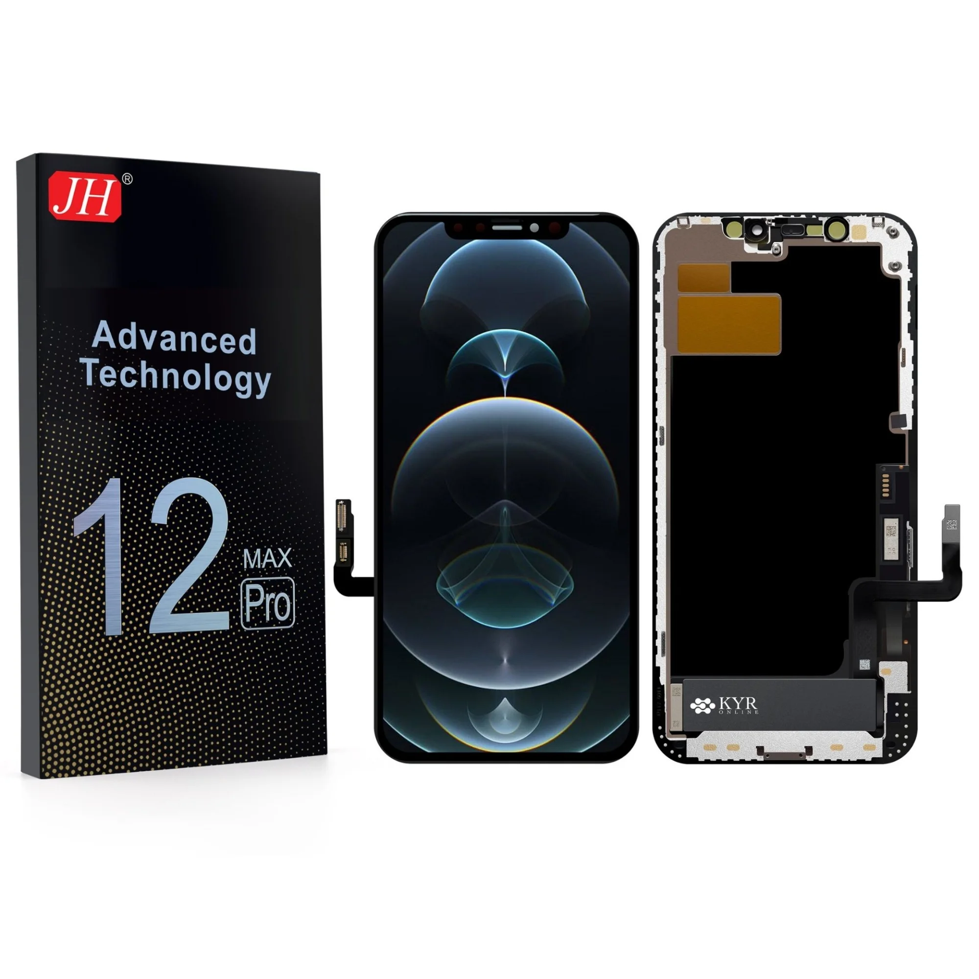 İphone 12 Pro Max Ekran Dokunmatik FHD Parlaklık 900+ Nit Premium Kalite
