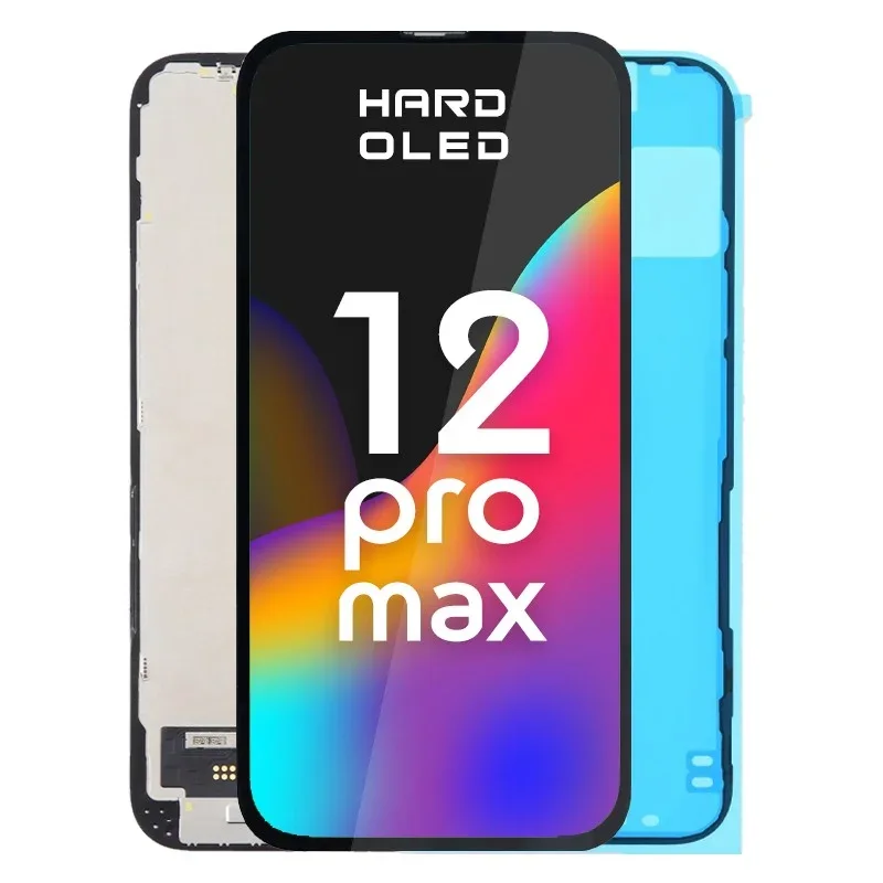 İphone 12 Pro Max Ekran Dokunmatik HARD OLED Parlaklık 700+ Nit Yüksek Kalite Yan Sanayi