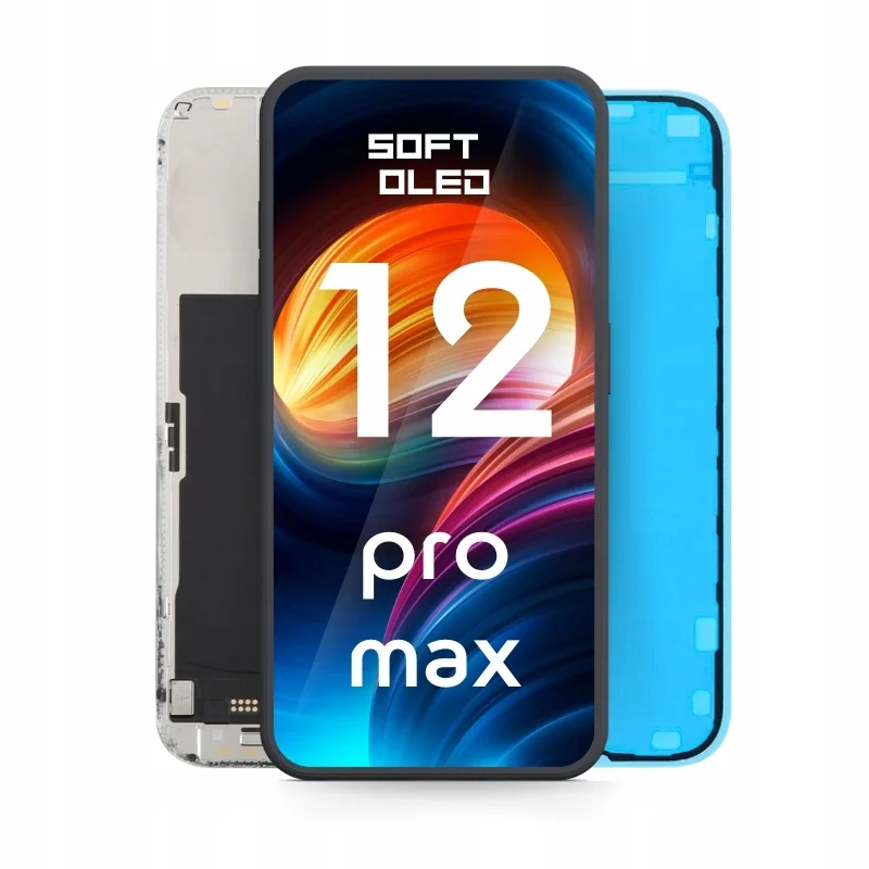 İphone 12 Pro Max Ekran Dokunmatik SOFT OLED Kalite Ekran Parlaklık 800+ Nit Premium Kalite