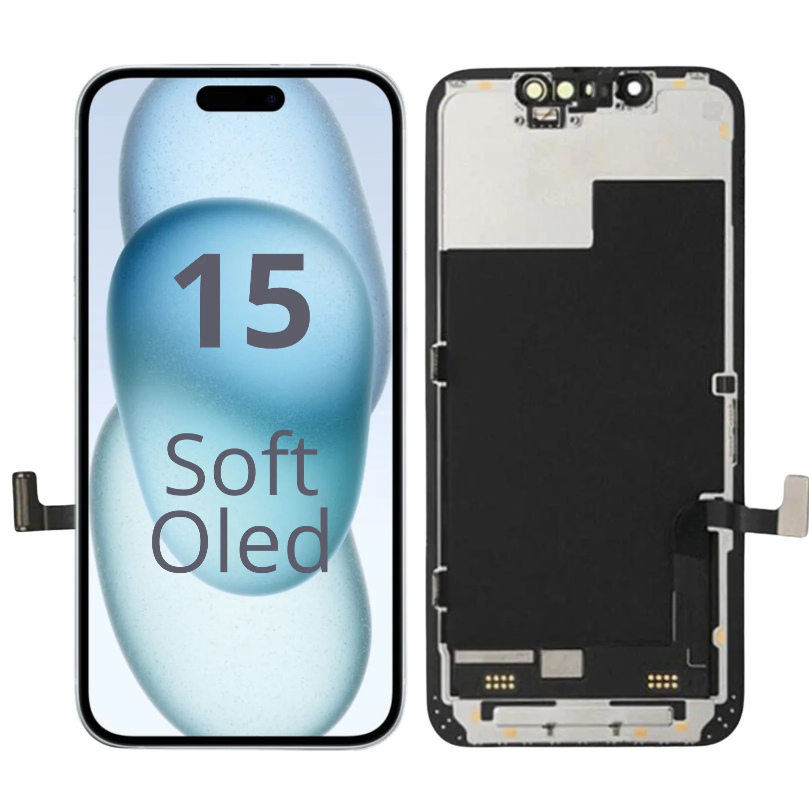 İphone 15 Ekran Dokunmatik SOFT OLED Kalite Ekran Parlaklık 900+ Nit Premium Kalite
