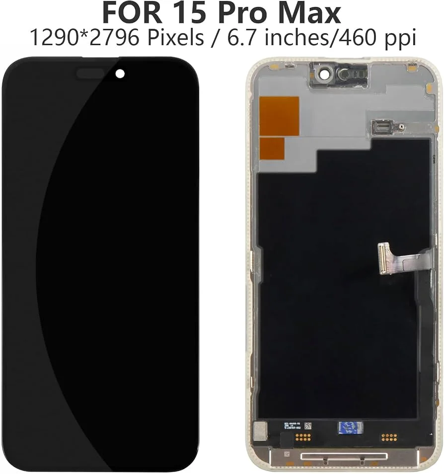 İphone 15 Pro Max Ekran Dokunmatik DİAGNOS FHD Parlaklık 900+ Nit Premium Kalite