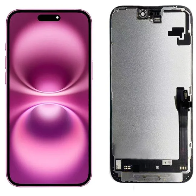 İphone 16 Plus Ekran Dokunmatik A Plus Kalite Ürün Parlaklık 600+ Nit Yüksek Kalite Yan Sanayi