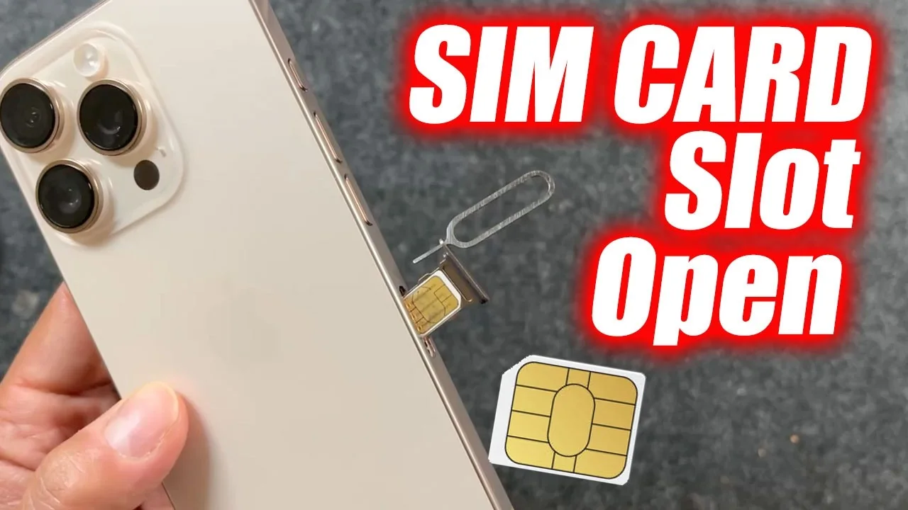 iPhone 16 Pro Max Sim Yuvası