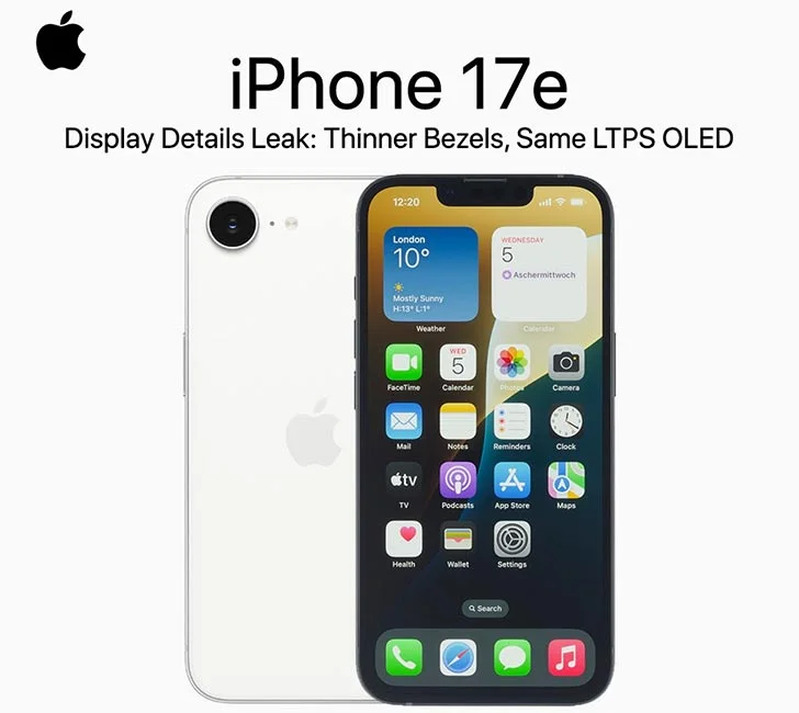 İphone 17E Ekran Dokunmatik HARD OLED Parlaklık 700+ Nit Yüksek Kalite Yan Sanayi