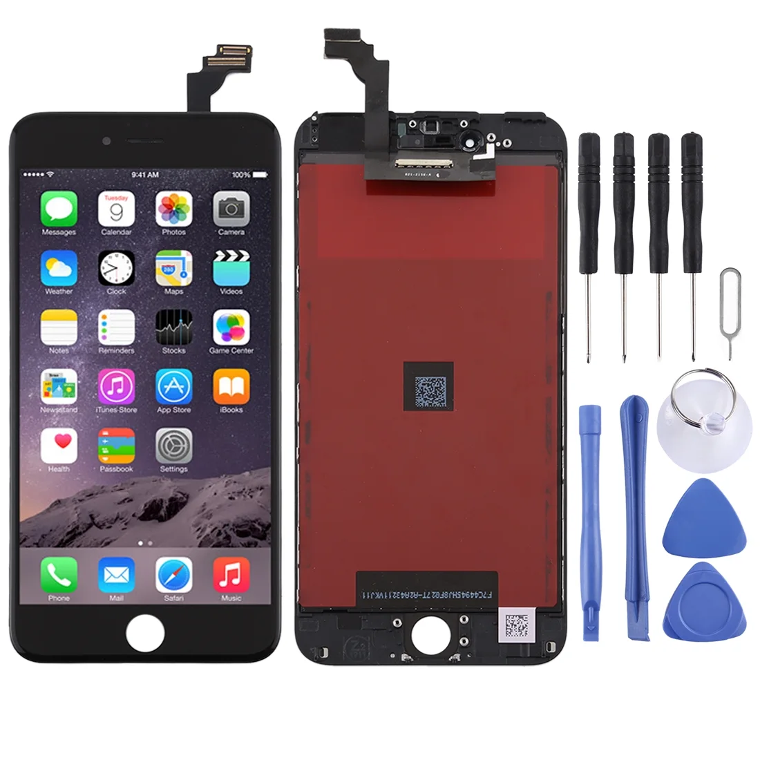 İphone 6 Plus Ekran Dokunmatik Siyah AUTHENTİC Parlaklık 400+ Nit Standart Yan Sanayi