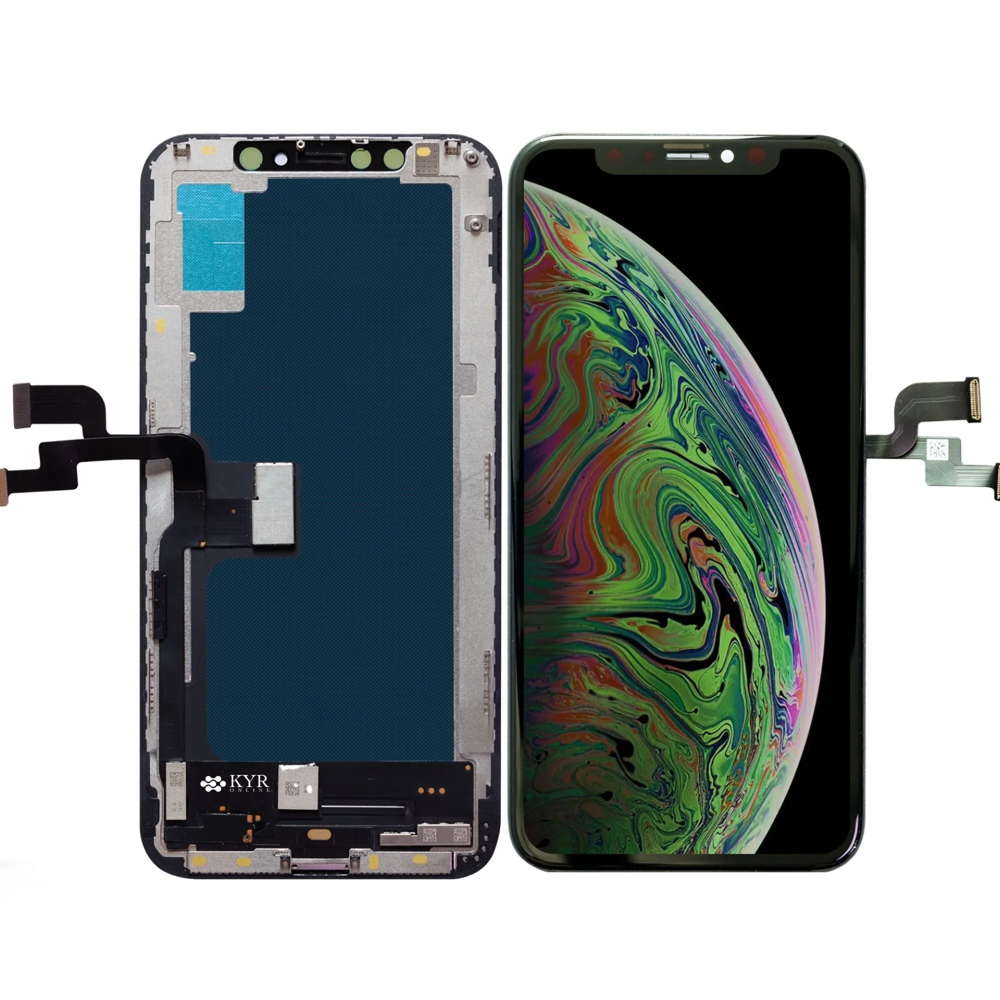 İphone XS Ekran Dokunmatik A Plus Kalite Ürün Parlaklık 400+ Nit Standart Yan Sanayi