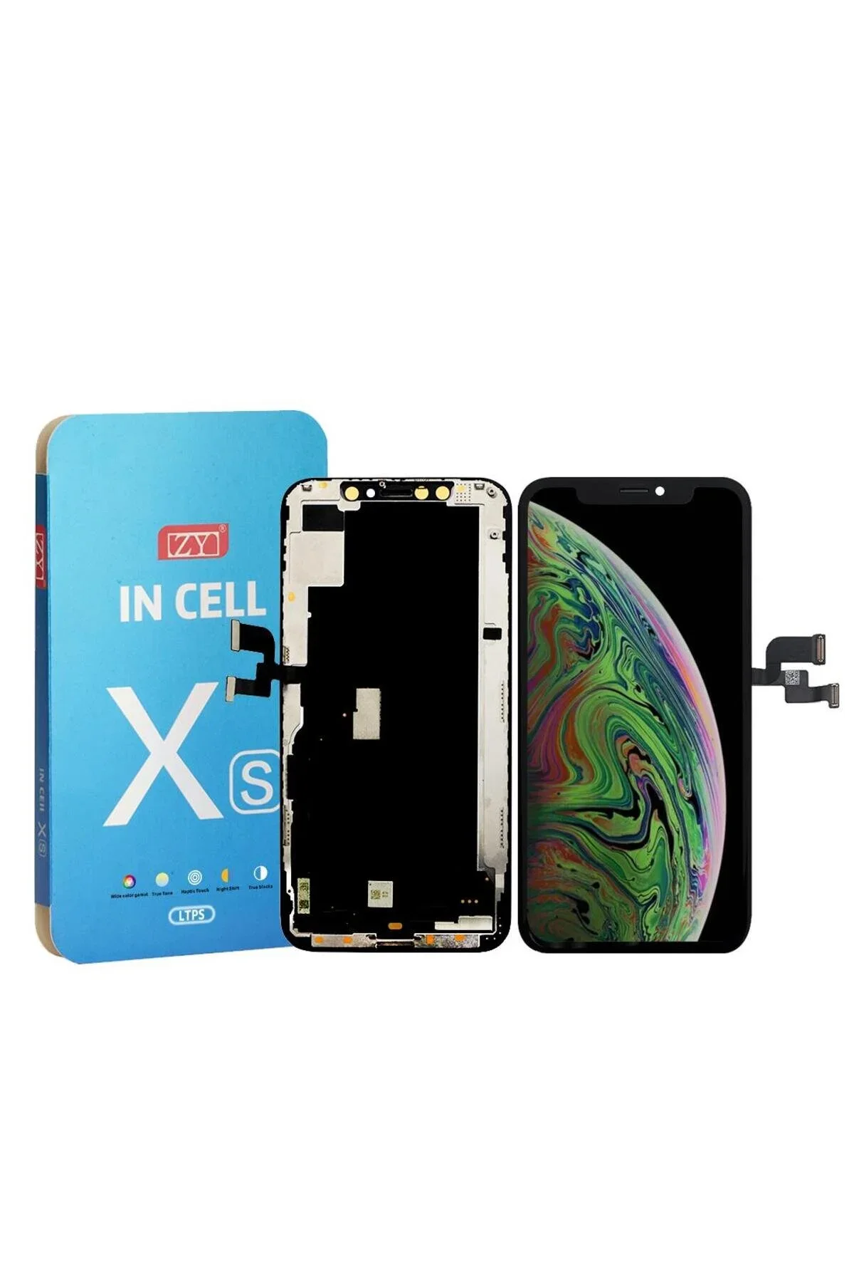 İphone XS Ekran Dokunmatik A Plus Kalite Ürün Parlaklık 400+ Nit Standart Yan Sanayi