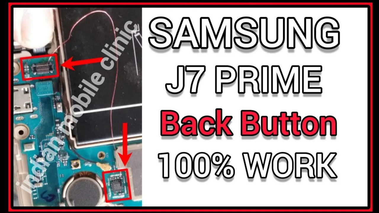 J7 Prime On5 On7 Back Tuş Bordu
