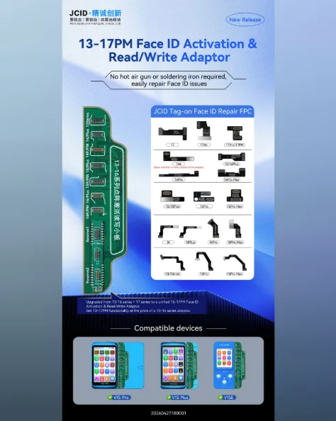 JCID 13–17PM Serisi Face id Bord Aparatı