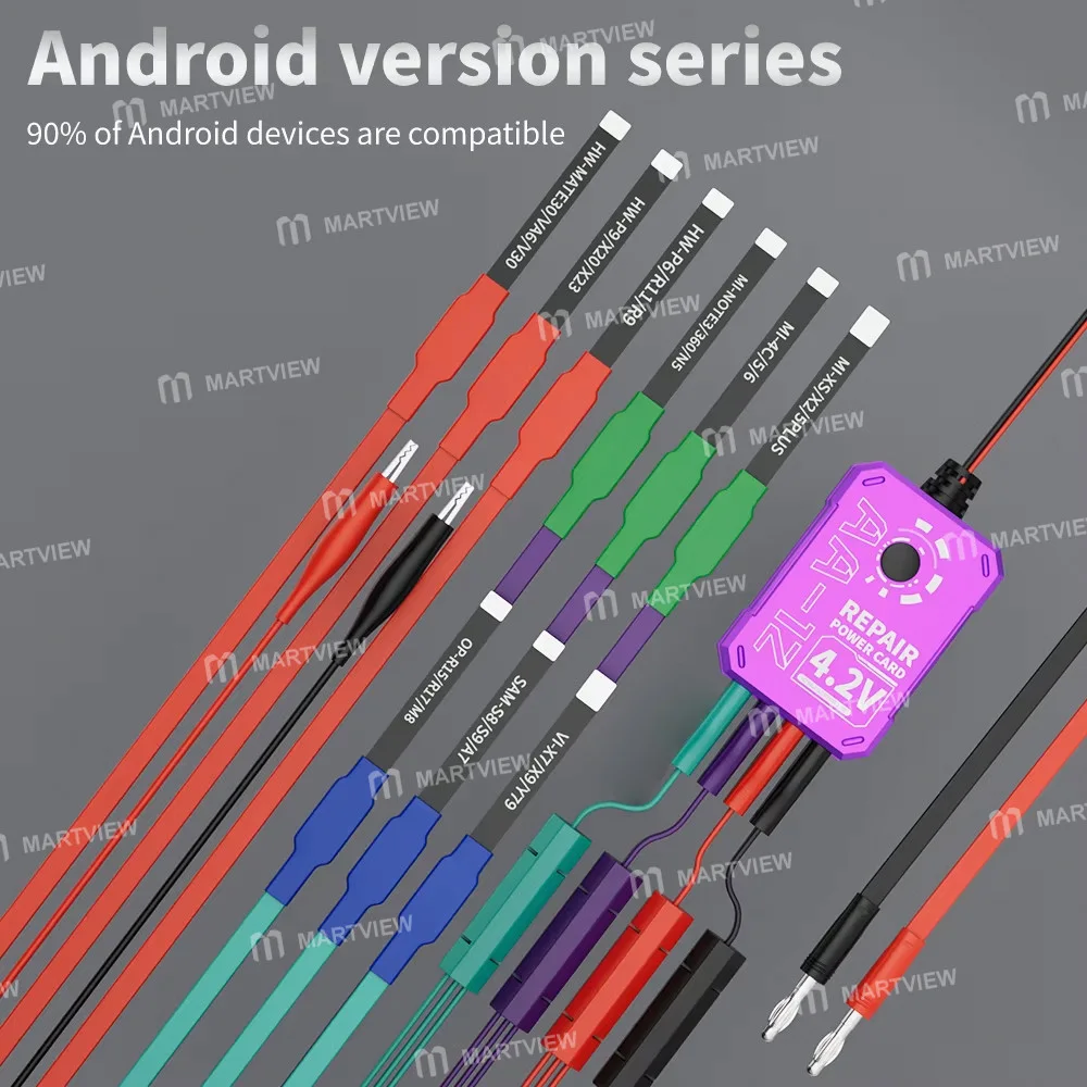 Lanrui AA-12 4.2V Güç Kaynağı Başlatma Kablosu, iPhone 8 – 17 PM ve Çoğu Android Telefon İçin