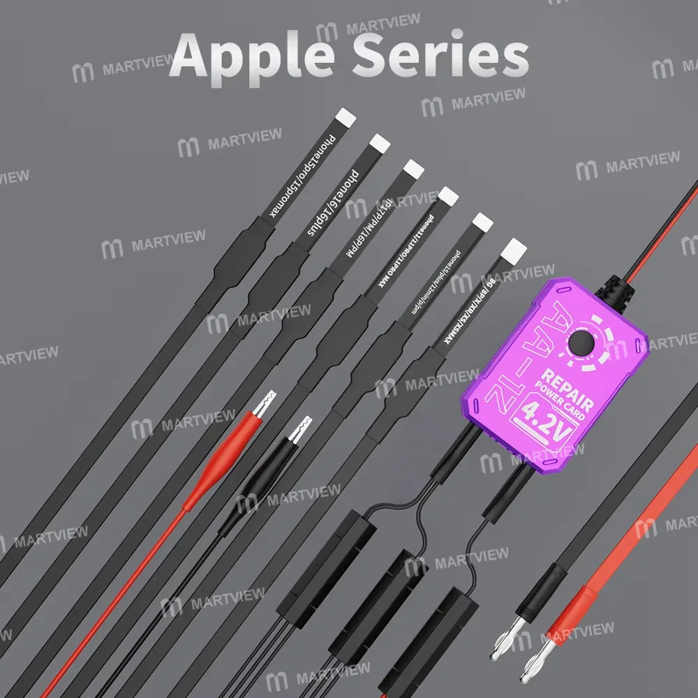 Lanrui AA-12 4.2V Güç Kaynağı Başlatma Kablosu, iPhone 8 – 17 PM ve Çoğu Android Telefon İçin