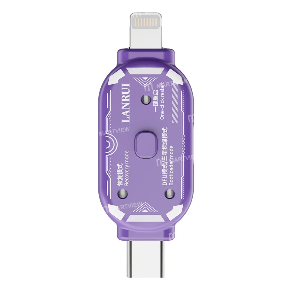 Lanrui V587 Lightning + Type-C Mühendislik Kutusu, DFU / Kurtarma / Samsung İndirme Modlarına Giriş İçin